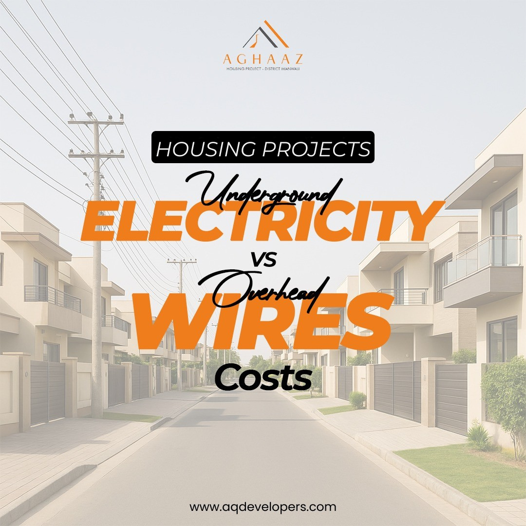 Housing Projects Underground Electricity vs Overhead Wires Costs