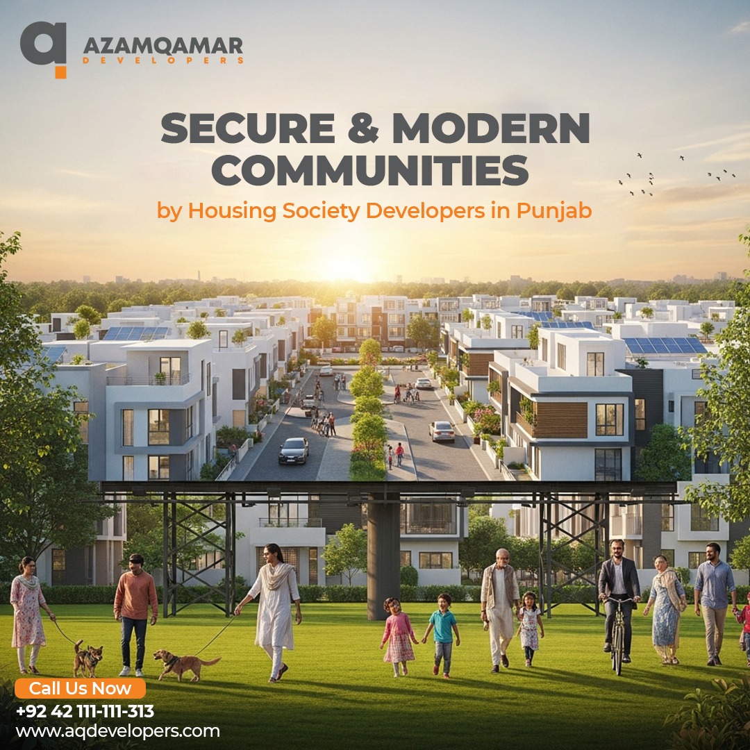 Secure & Modern Communities by Housing Society Developers in Punjab