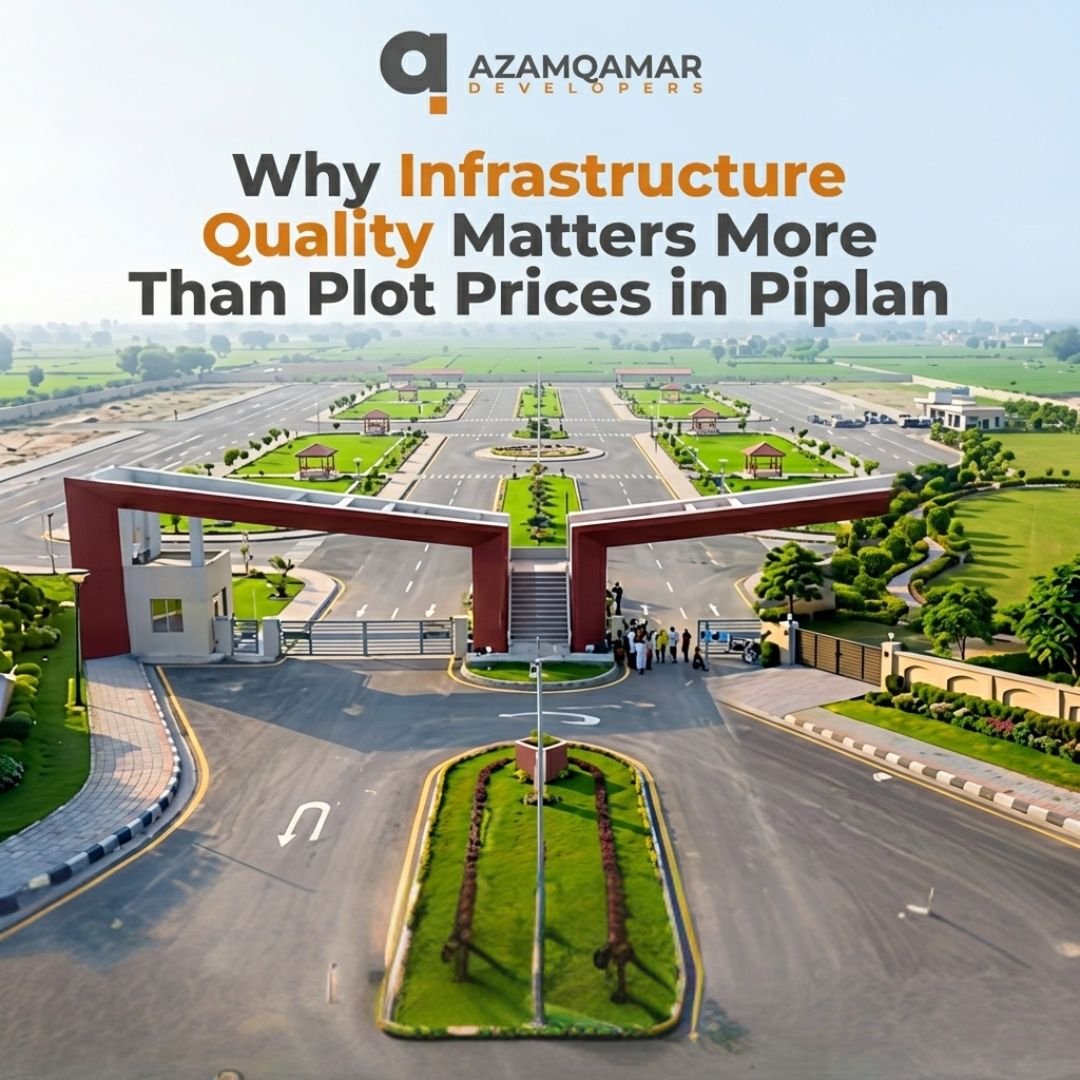 Why Infrastructure Quality Matters More Than Plot Prices in Piplan